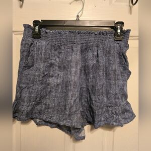 Parker High Waist Blue Women's Shorts